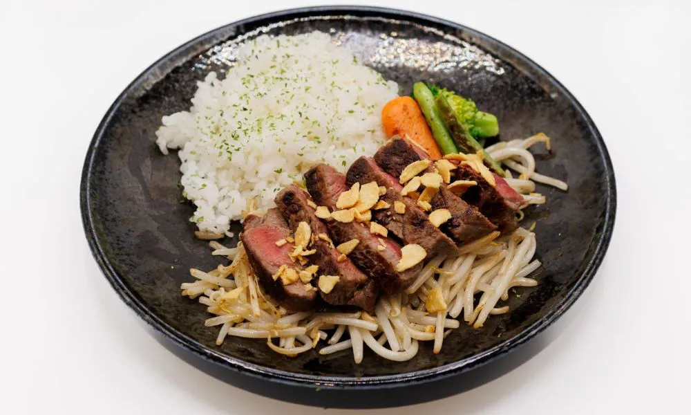 Beef Sirloin Steak Plate at Chibo, a Japanese Restaurant in Torrance