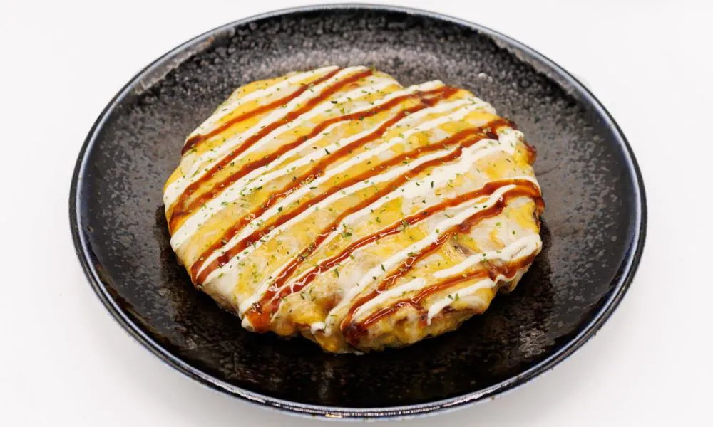 Cheese Okonomiyaki at Chibo, a Japanese Restaurant in Torrance